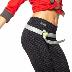 ZUMBA BELT GLOW BELT SILVER GOLD NEW ONE SIZE